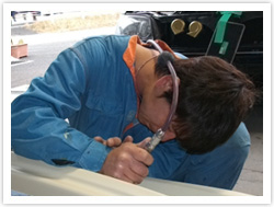 常に丁寧な作業を心掛けています